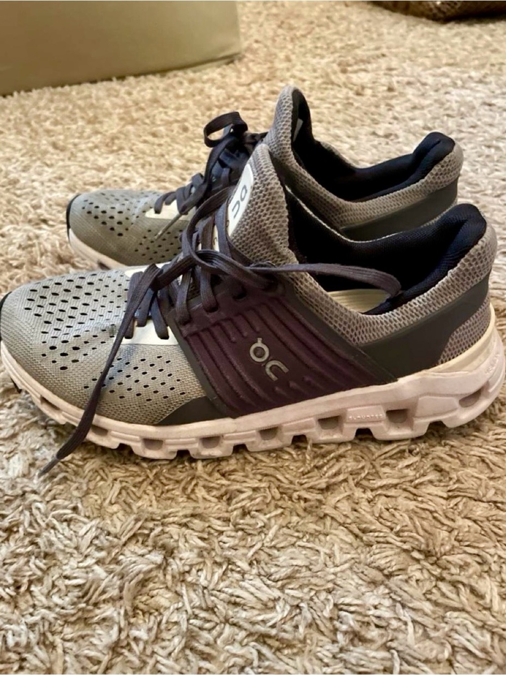 On Running Women’s Sneakers in Gray and Eclipse